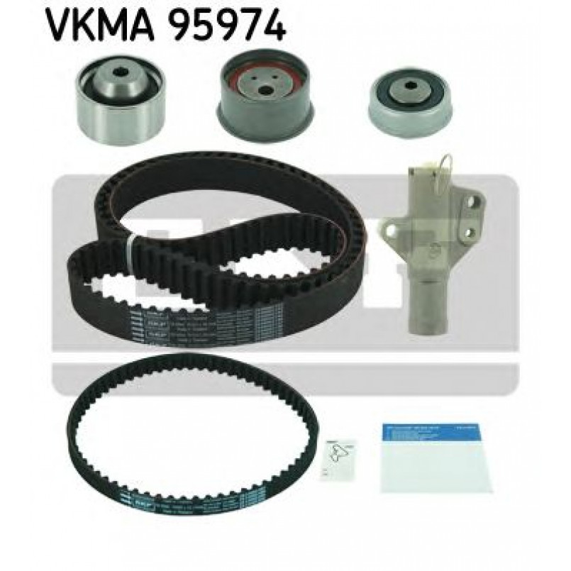 VKMA 95974 SKF Комплект (ремінь+ролики)